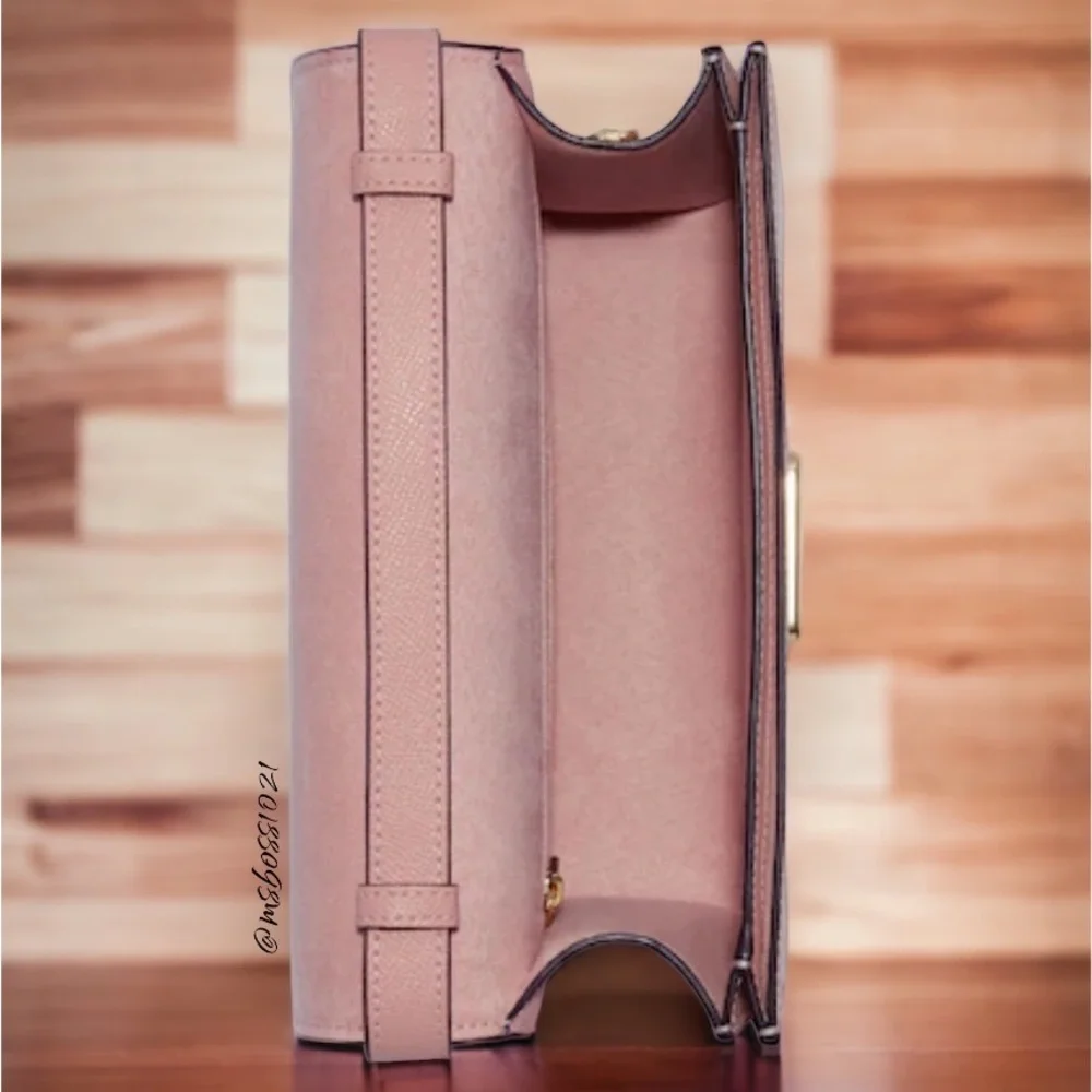 Coach Mini Brynn Leather Crossbody in True Pink BRAND NEW W/TAGS - Picture 11 of 11